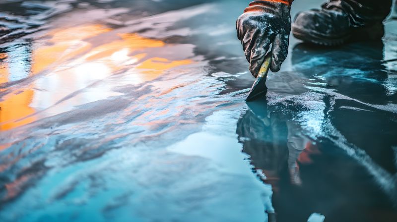 Close-up of Epoxy Finish